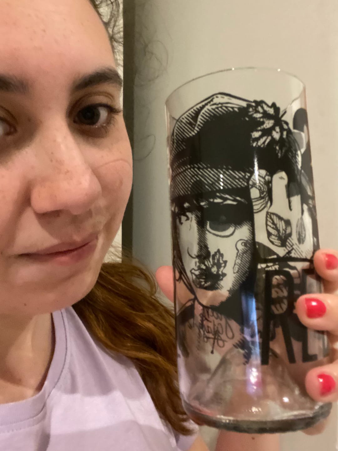 Customer photo review of Green Glass (Taylor's Version) - Juego de 6 Vasos