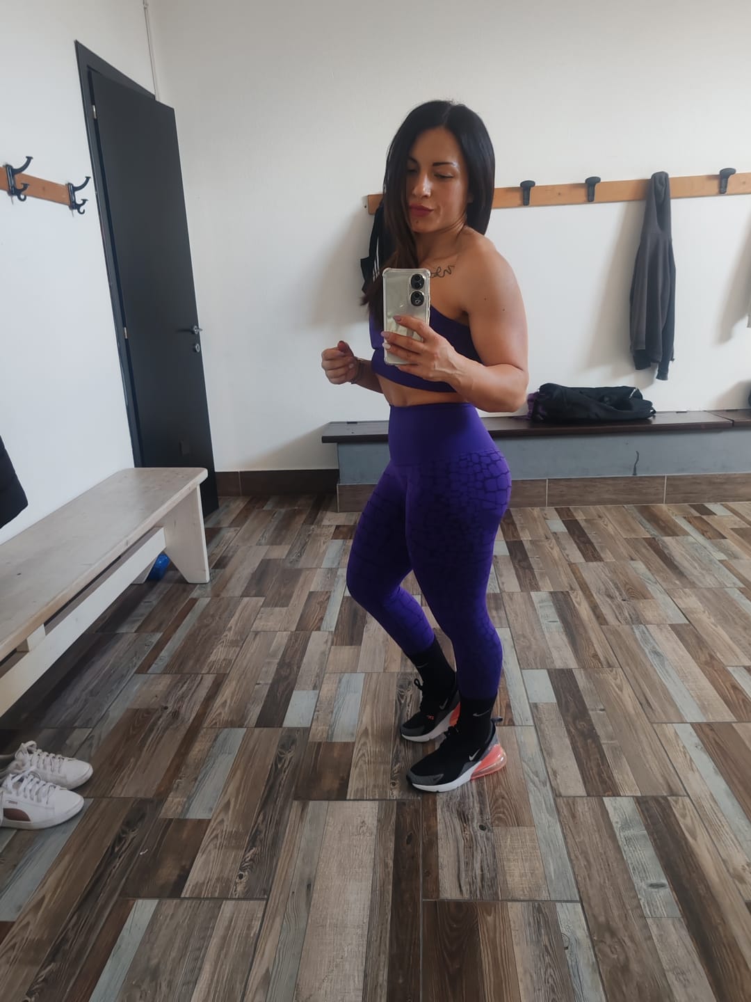 Customer photo review of Leggings All-up Cocco Viola