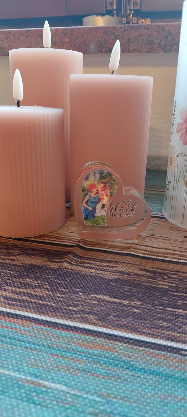 Customer photo review of Du.Ich.Läuft. - Paar-Tischaufsteller