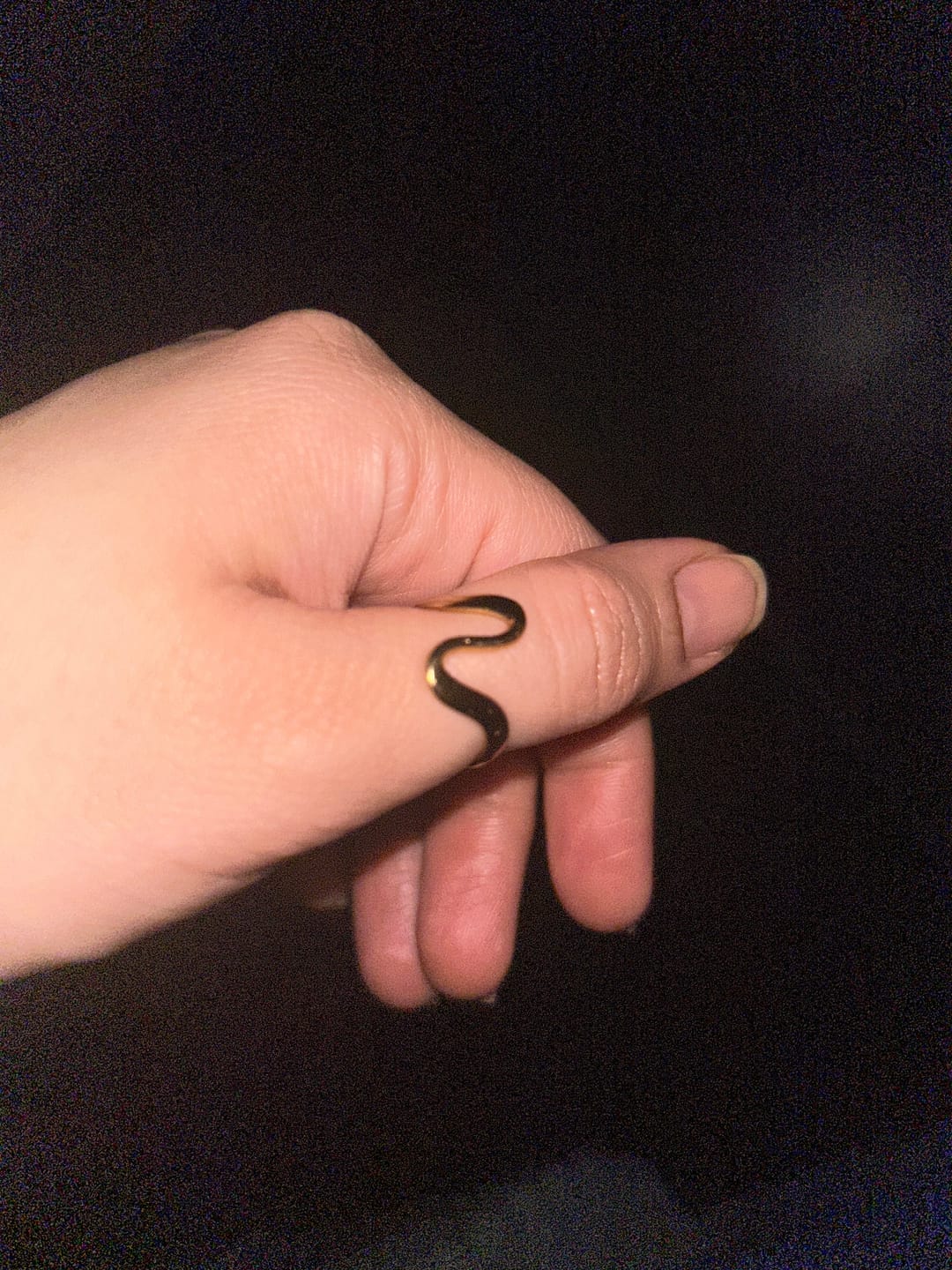 Customer photo review of Gold Wave Ring