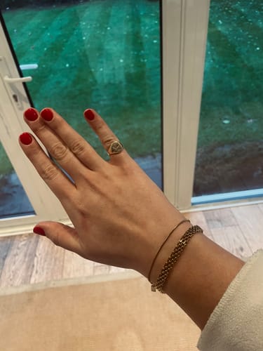 Customer photo review of Thin Snake Bracelet