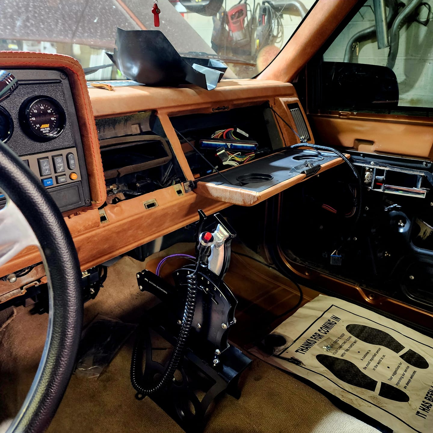 Customer photo review of Operator Button Billet Grip Insert Set Bare Aluminum 16-144-03 (Button Not Included)