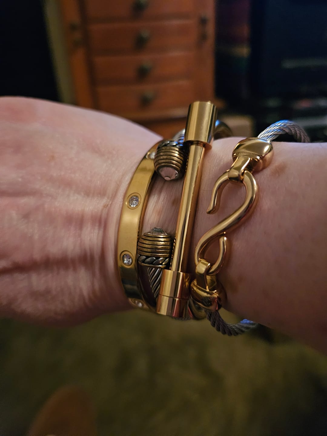 Customer photo review of Joanna Bracelet Stack