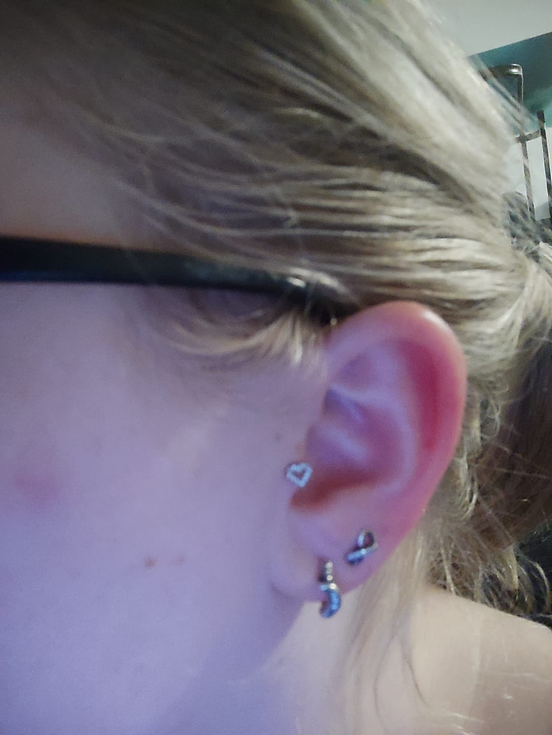 Customer photo review of Heart Piercing | Titan