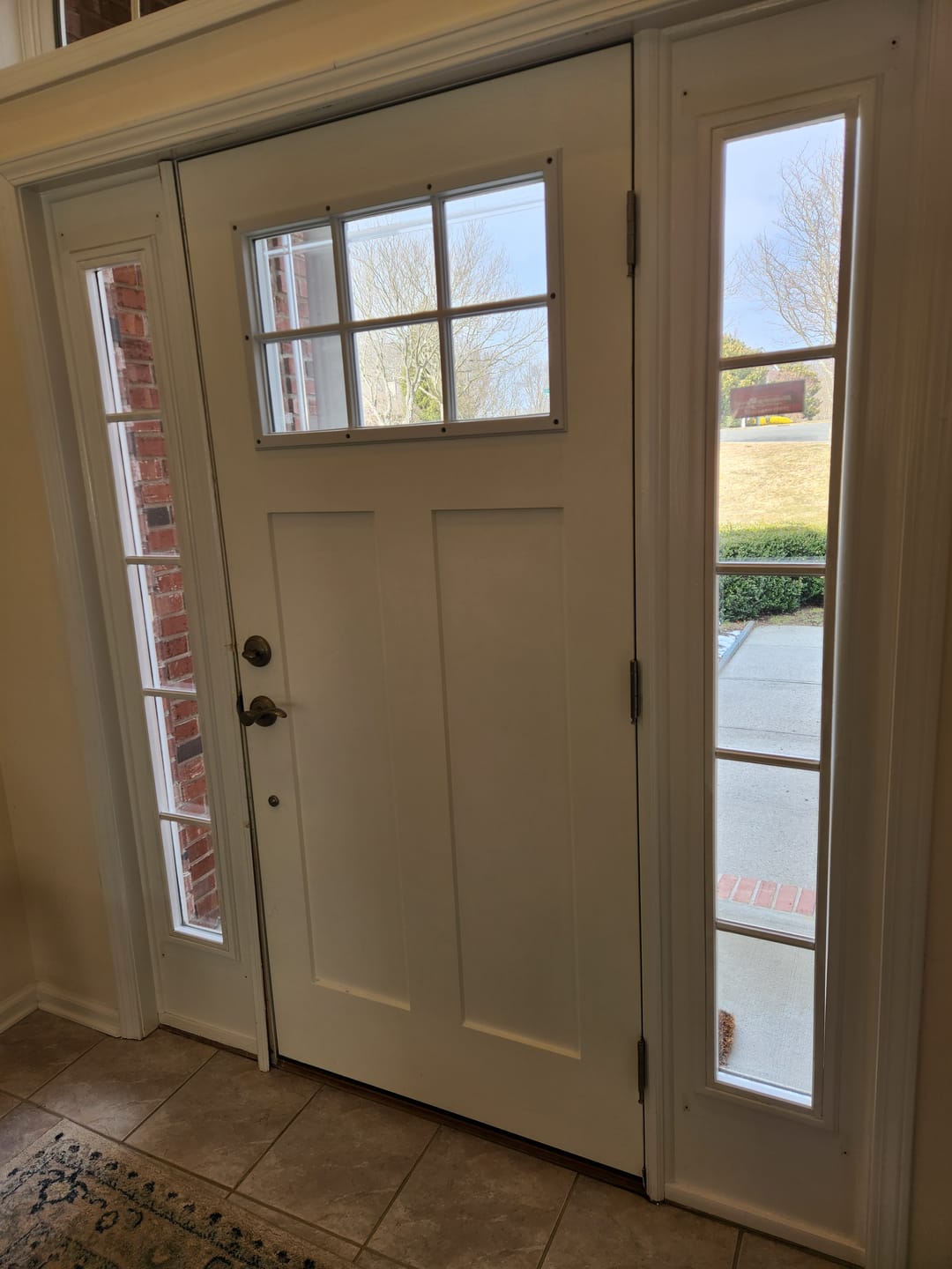 Customer photo review of Clear 6 Lite Glass and Frame Kit (Craftsman)