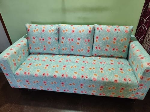 Customer photo review of Summer Flower Elastic Sofa Slipcovers