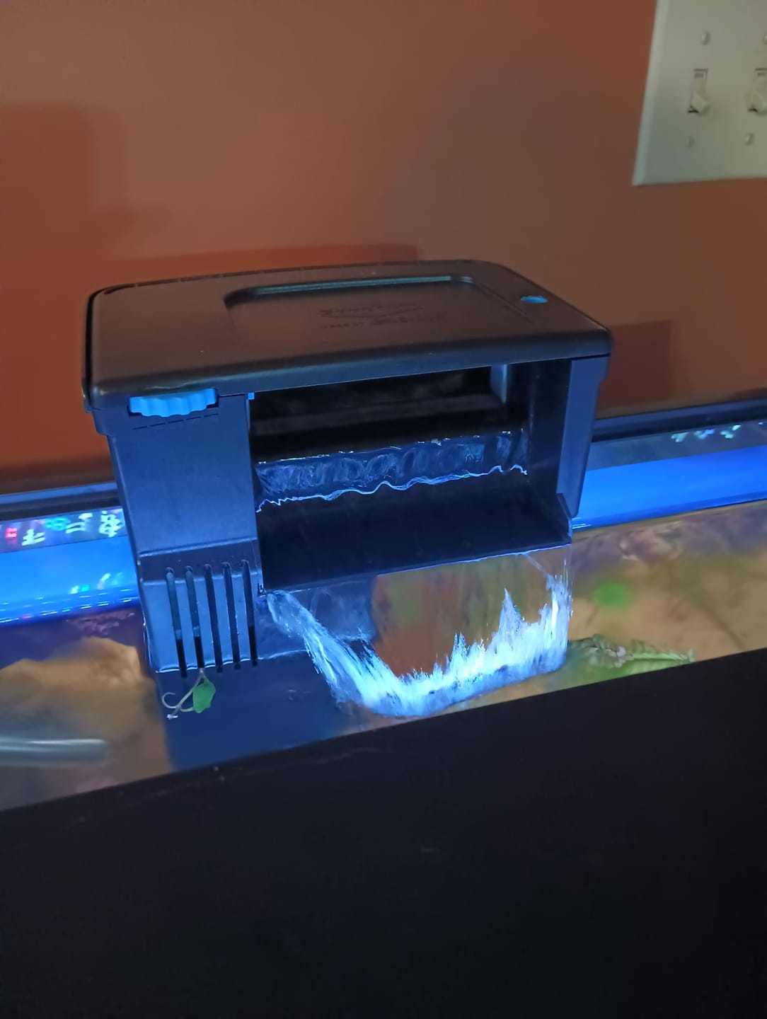 Customer photo review of Tidal Power Filters From Seachem/Sicce