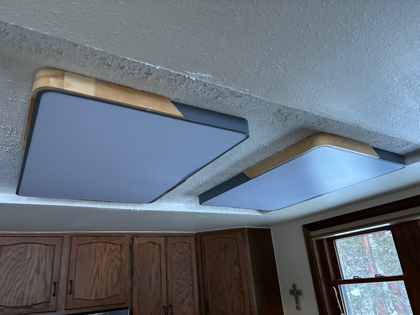 Customer photo review of Rectangle LED Flush Mount Light