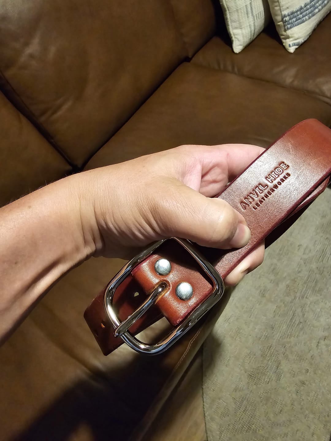 Customer photo review of The Classic Belt
