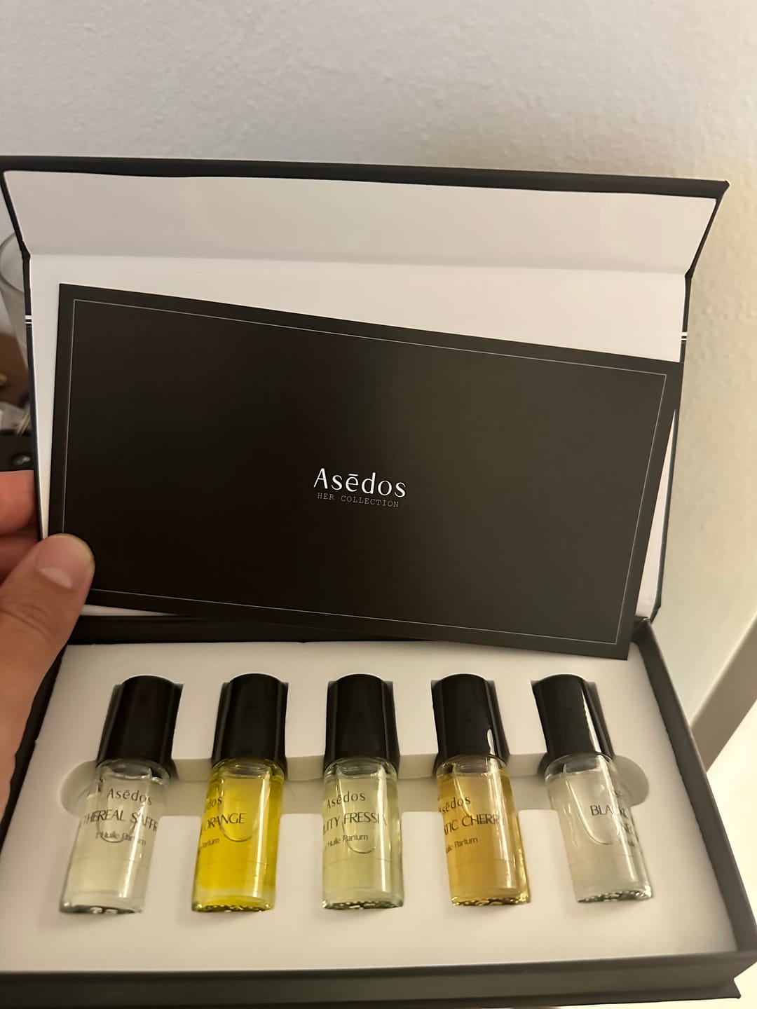 Customer photo review of Asēdos Perfume Oil Set - Her Collection