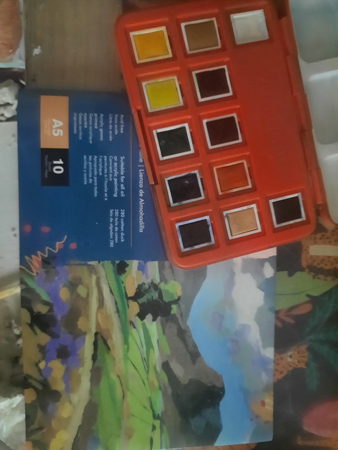 Customer photo review of Van Gogh Pocket Box - Set 12 Acuarelas Museum