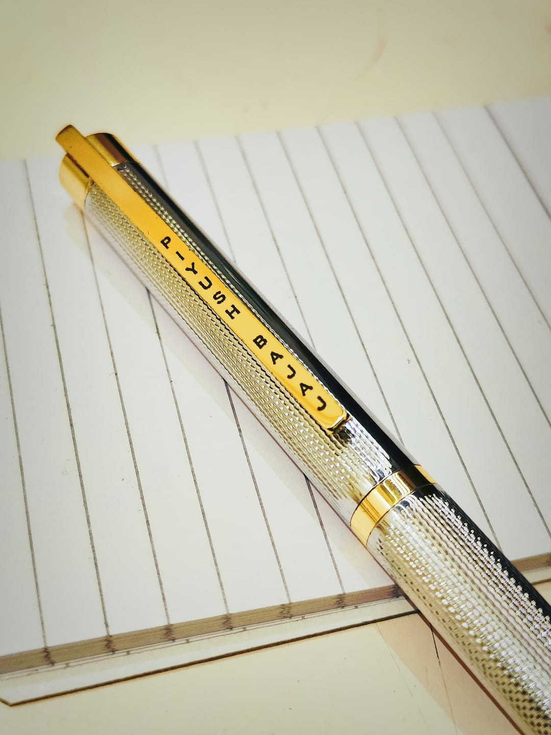 Customer photo review of Personalised Name Pen