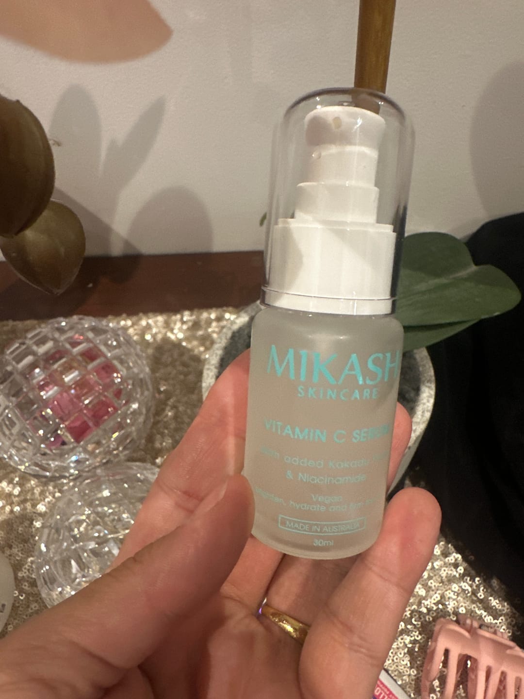 Customer photo review of Vitamin C serum