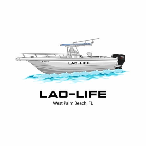 Customer photo review of Custom Digital Boat Artwork