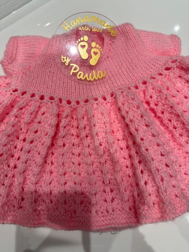 Customer photo review of Baby Mystery Knitting Box