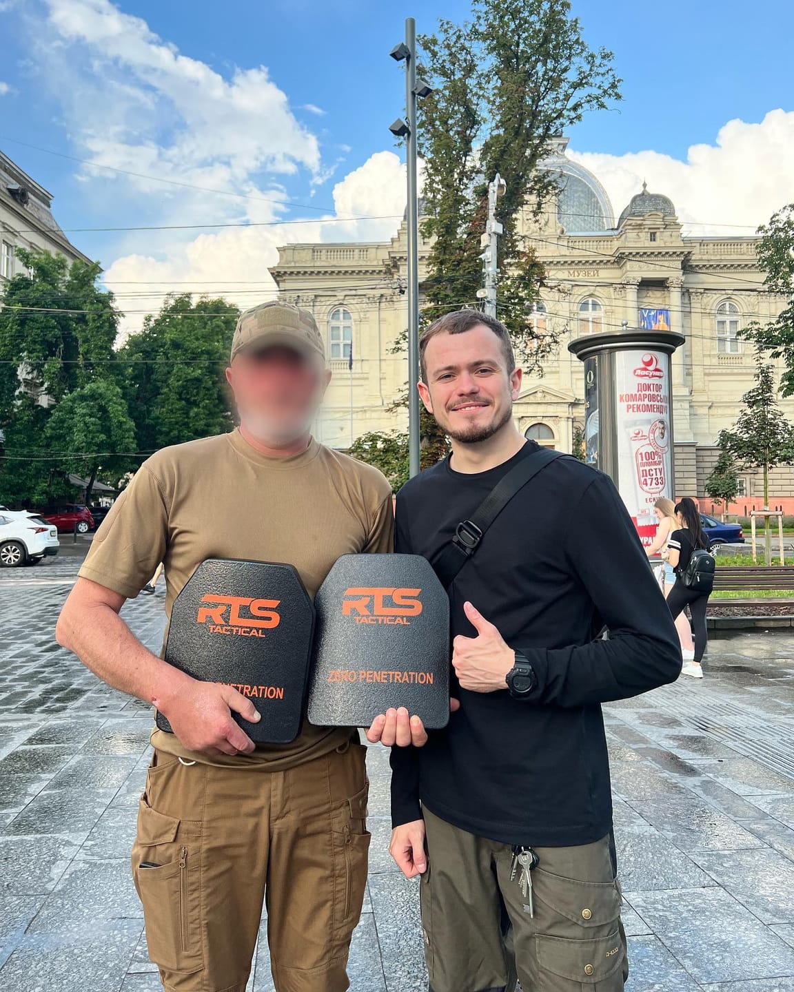 Customer photo review of RTS Ceramic NIJ 0101.06 Level IV Rifle Protection 10X12 Plate Insert