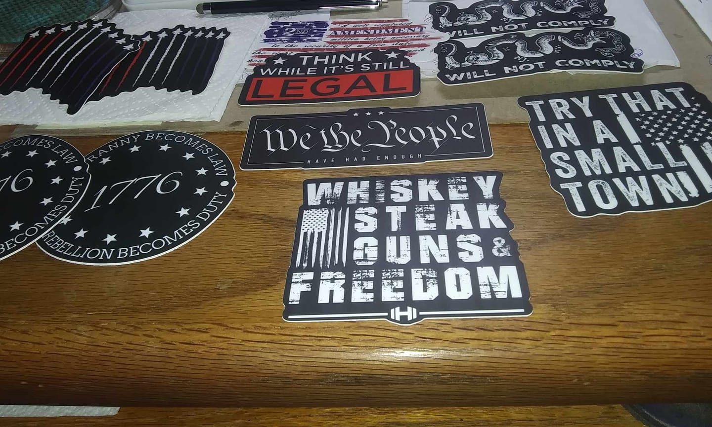 Customer photo review of Freedom Pack Decals - Hodgetwins/Bigly VIP Club