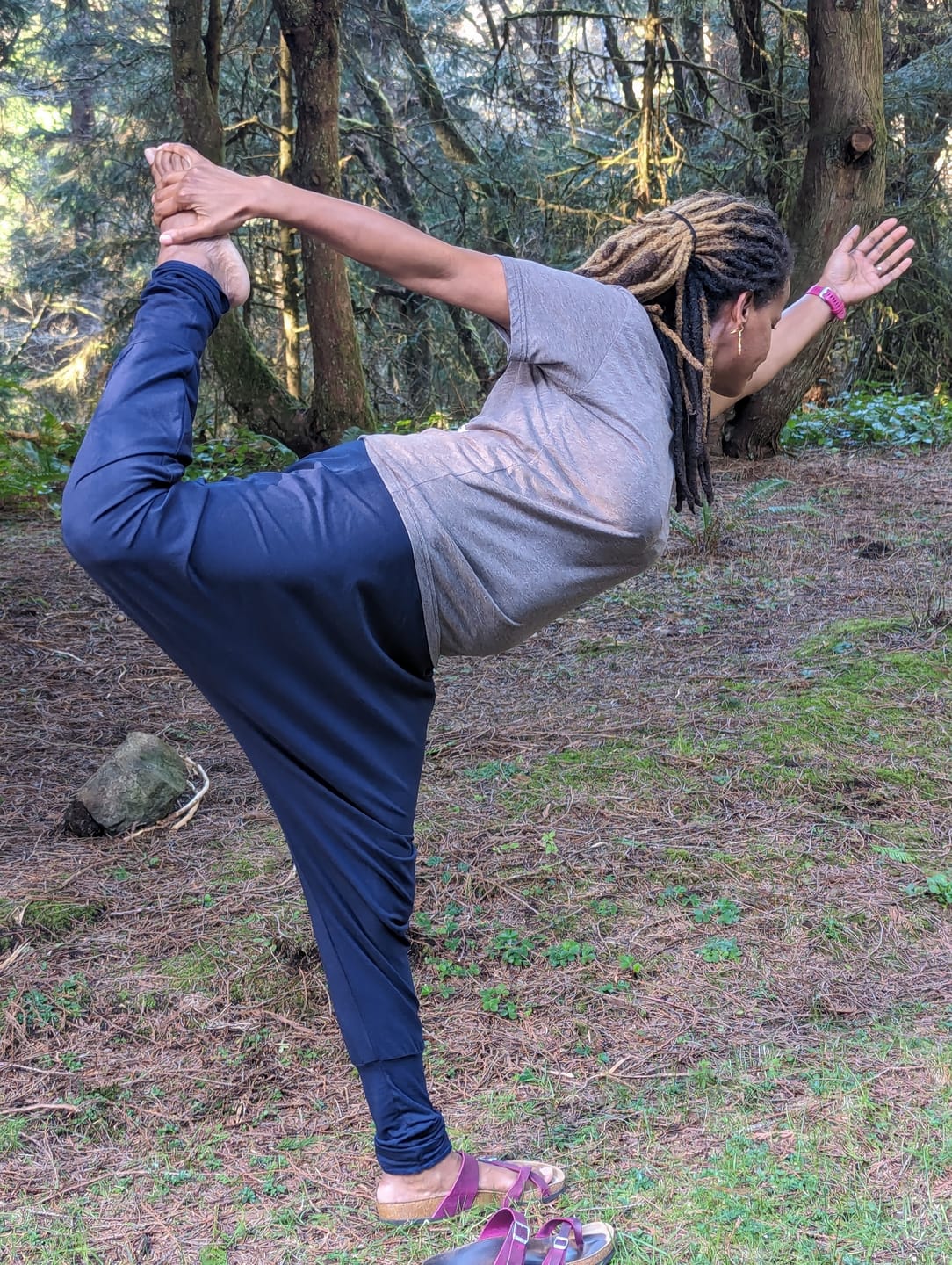 Customer photo review of Soft Harem Pants