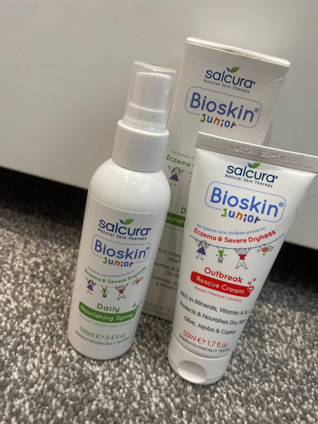 Customer photo review of Bioskin Junior Daily Nourishing Spray