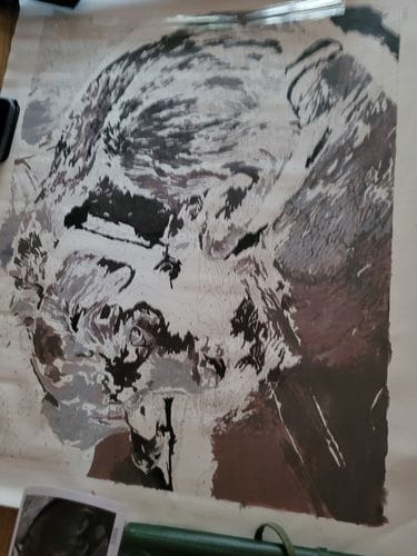 Customer photo review of Paint By Number eget billede med hurtig levering