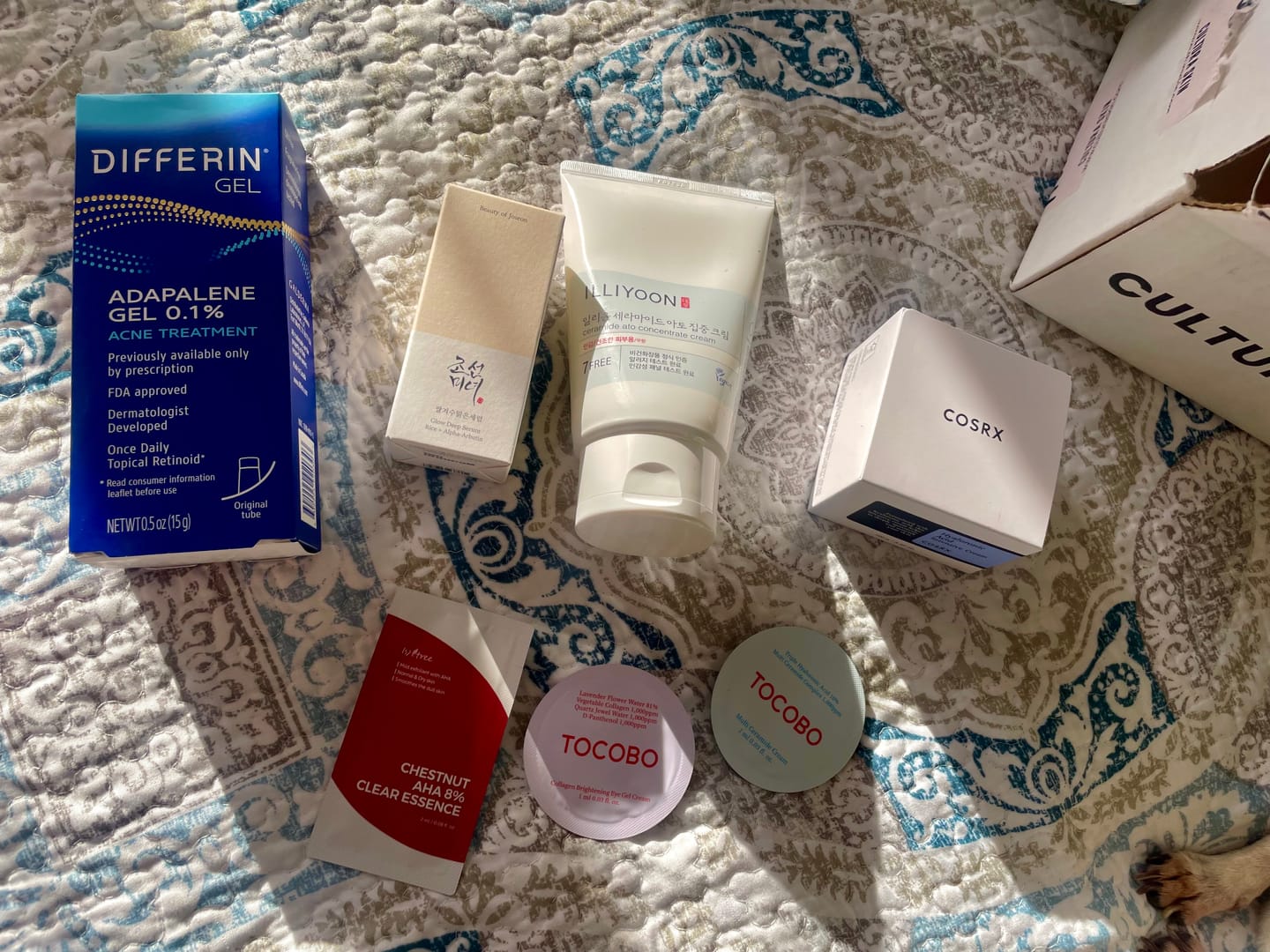 Customer photo review of Differin Gel Adapalene Gel 0.1% Acne Treatment 15g