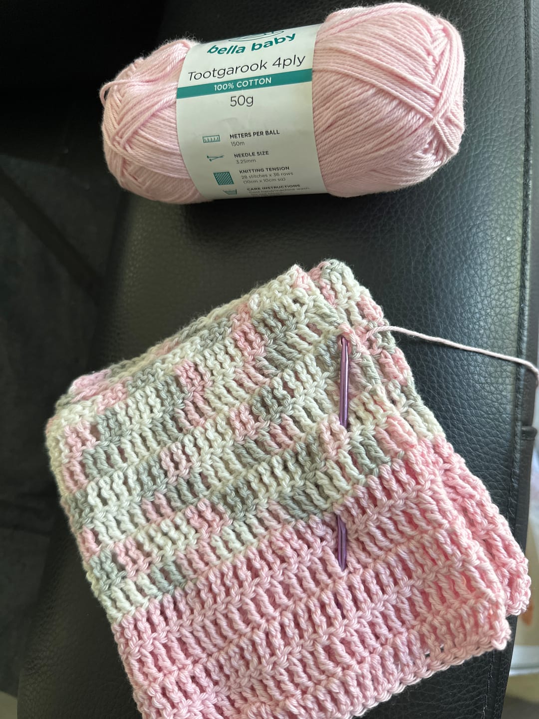 Customer photo review of Heirloom Cotton 8 ply