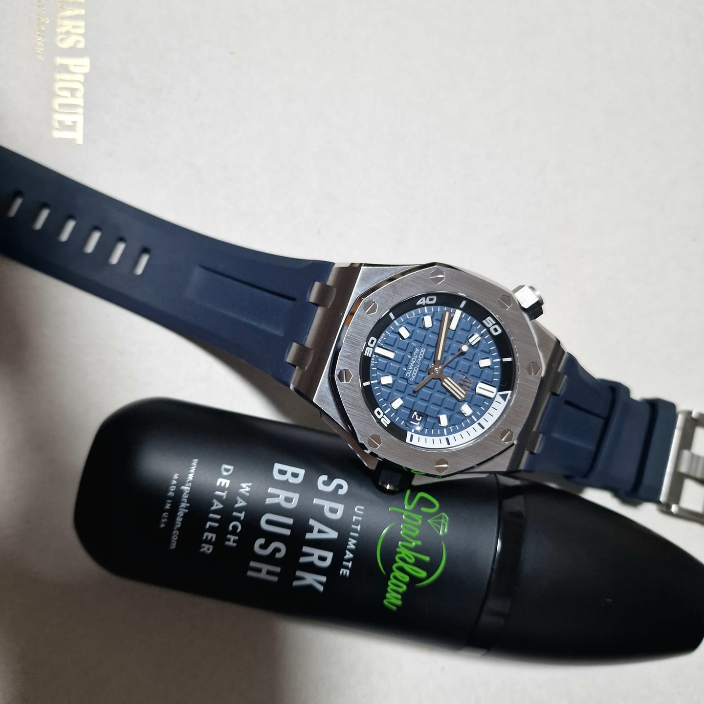 Customer photo review of SparkBrush Soft-Bristle Gentle on All Metals, Jewelry, & Watches