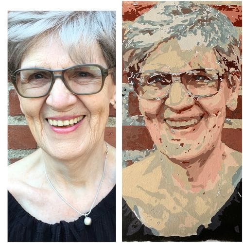 Customer photo review of Paint By Number eget billede med hurtig levering