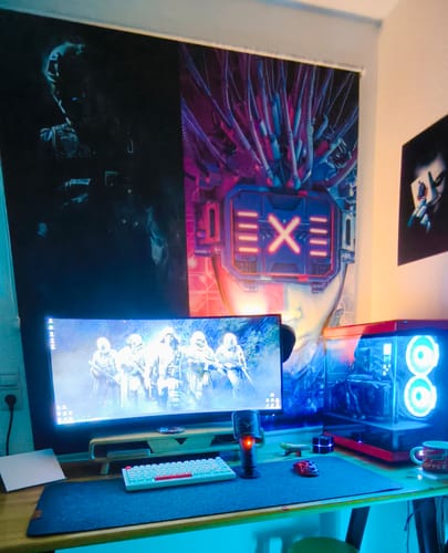 Customer photo review of Foto Rollo Klemmfix "Motivationssprüche schwarz"