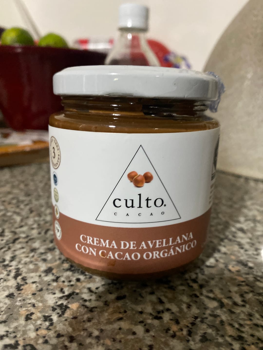 Customer photo review of Crema de Avellana con cacao orgánico | 200gr