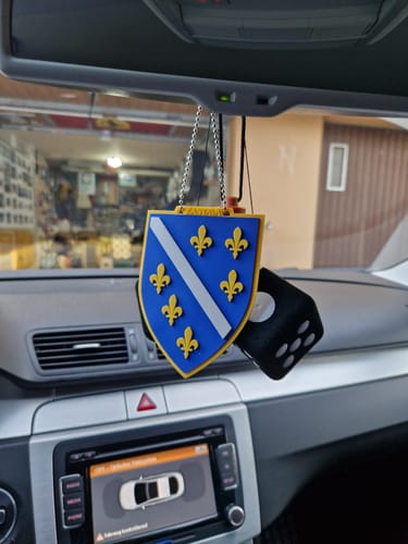 Customer photo review of Republic Bosnia and Herzegovina Car Hanging Ornament