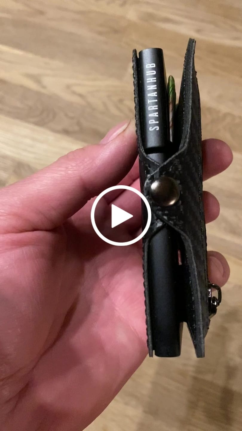 Customer video review of Slim Wallet