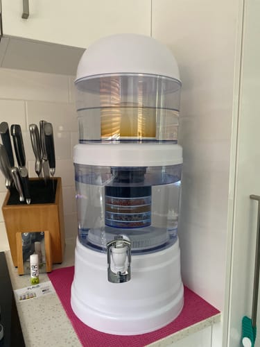 Customer photo review of HolyH2O™ Trinity Water Filter