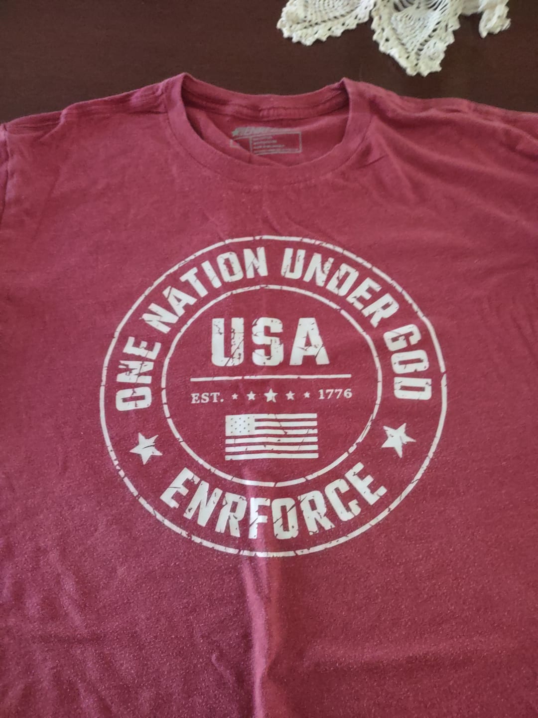 Customer photo review of United We Stand Tee