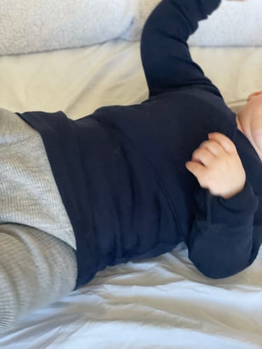 Customer photo review of Baby Longsleeve Marine