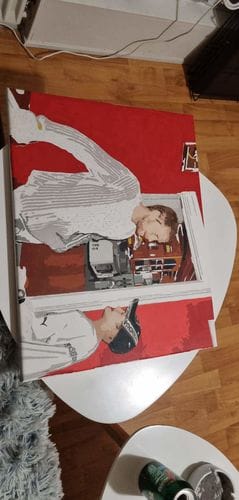 Customer photo review of Paint By Number eget billede med hurtig levering