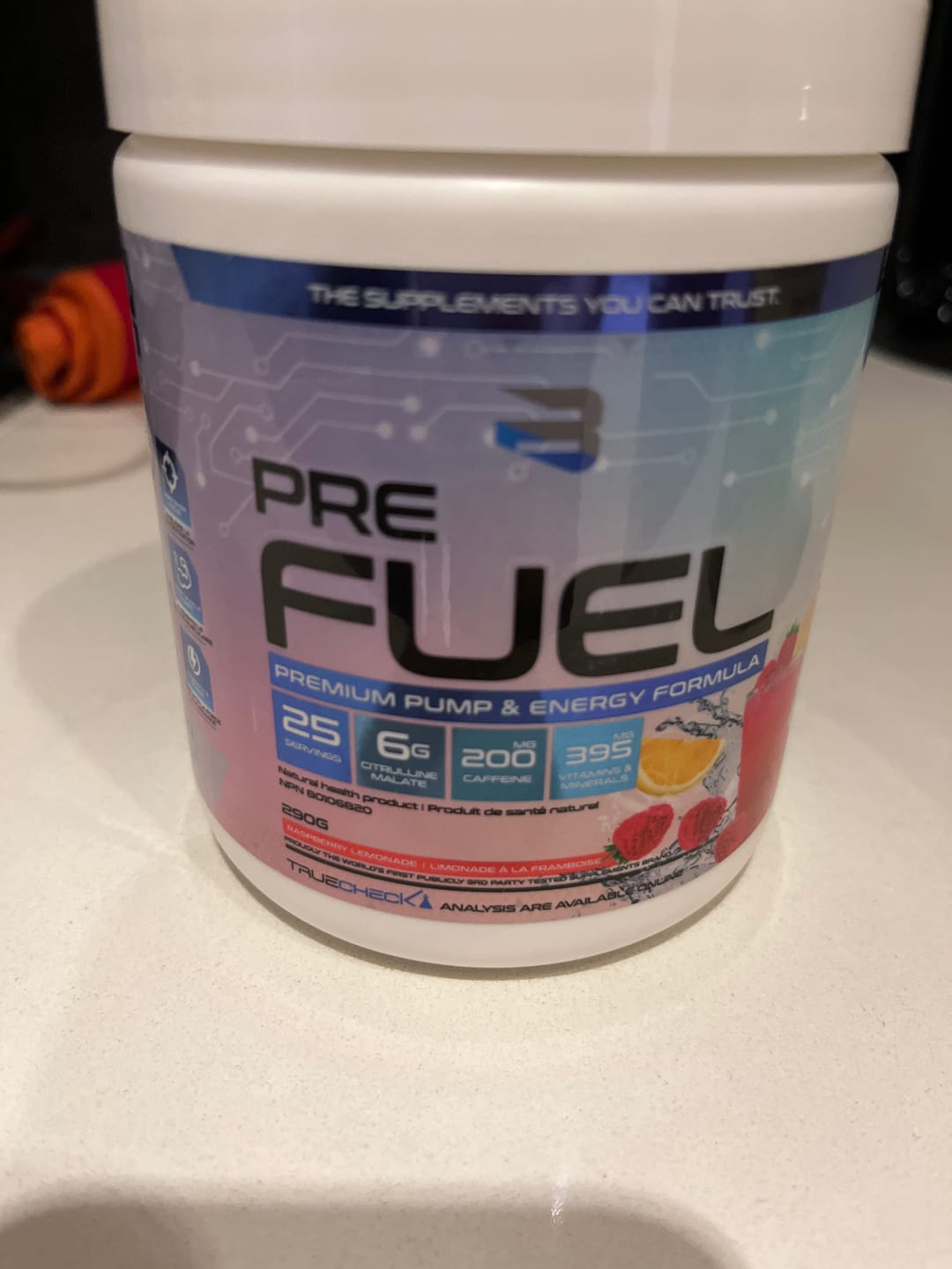 Customer photo review of Believe - Pre Fuel 290g