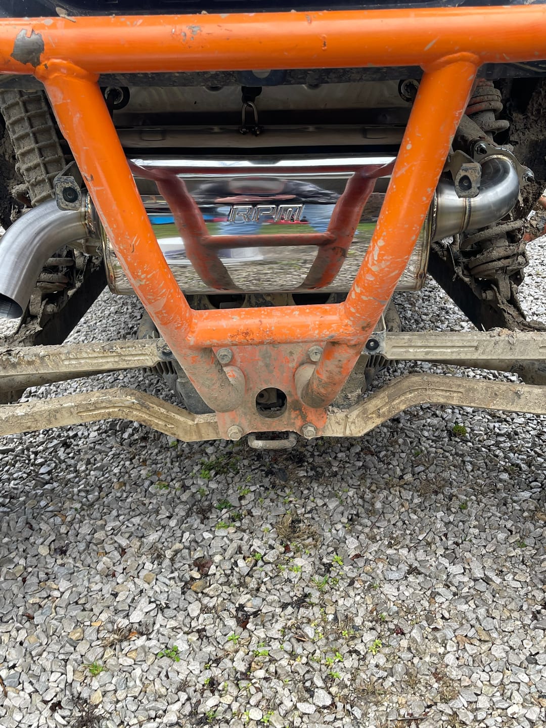 Customer photo review of 2016-2022 Polaris RZR XPT Turbo Sport Muffler, Slip-On Catless Sport Muffler