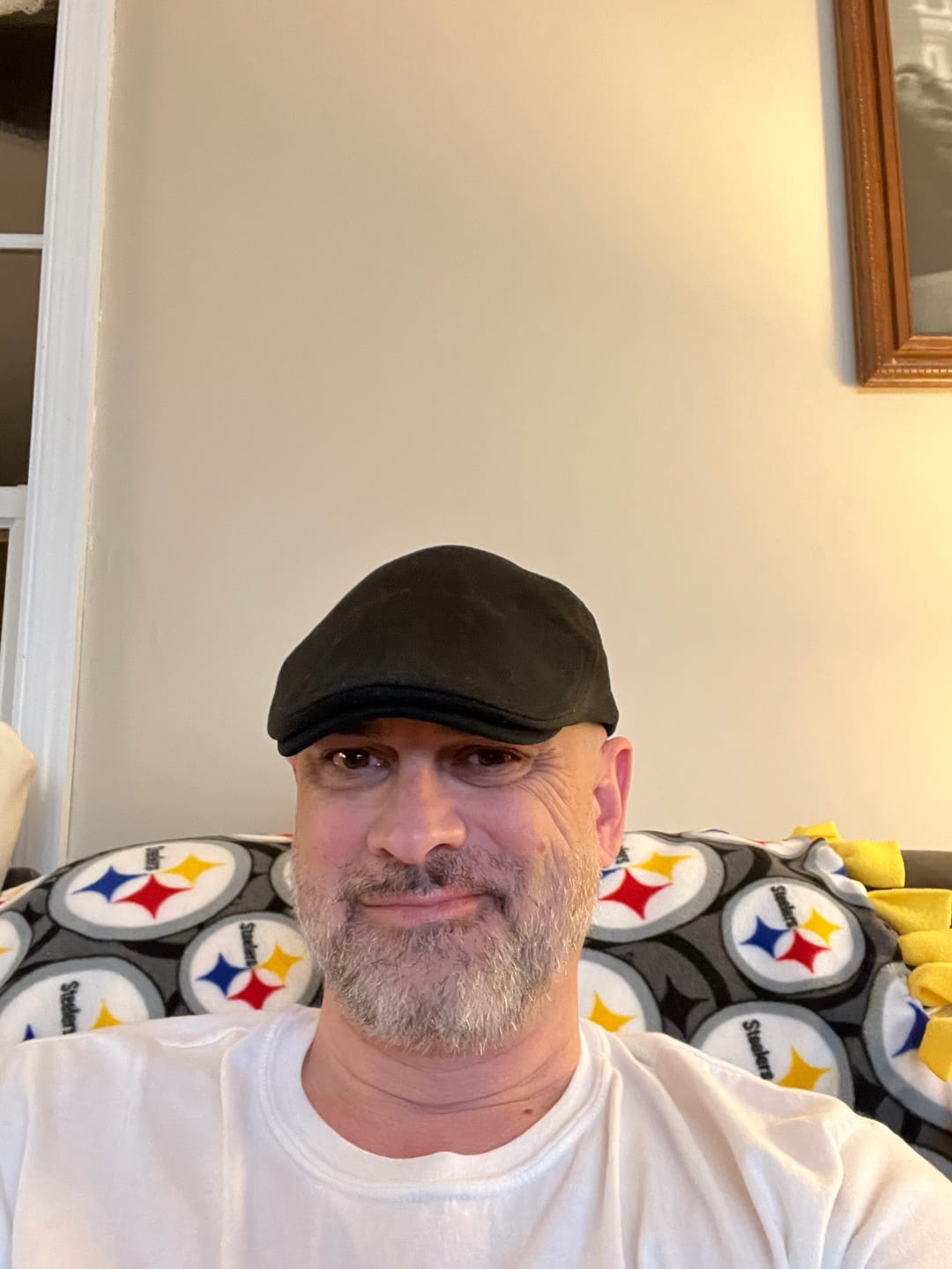 Customer photo review of Donegal Touring Cap Linen