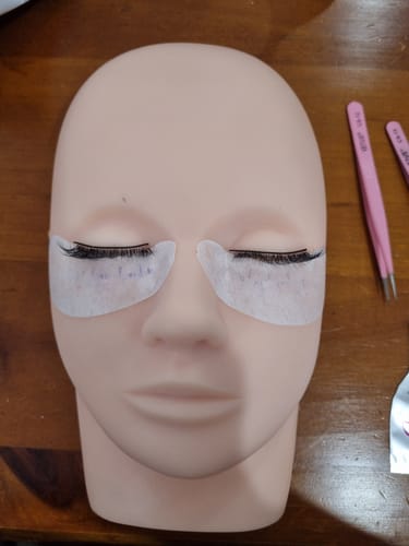 Customer photo review of Online Eyelash Extension Course (Classic, Hybrid & Volume)