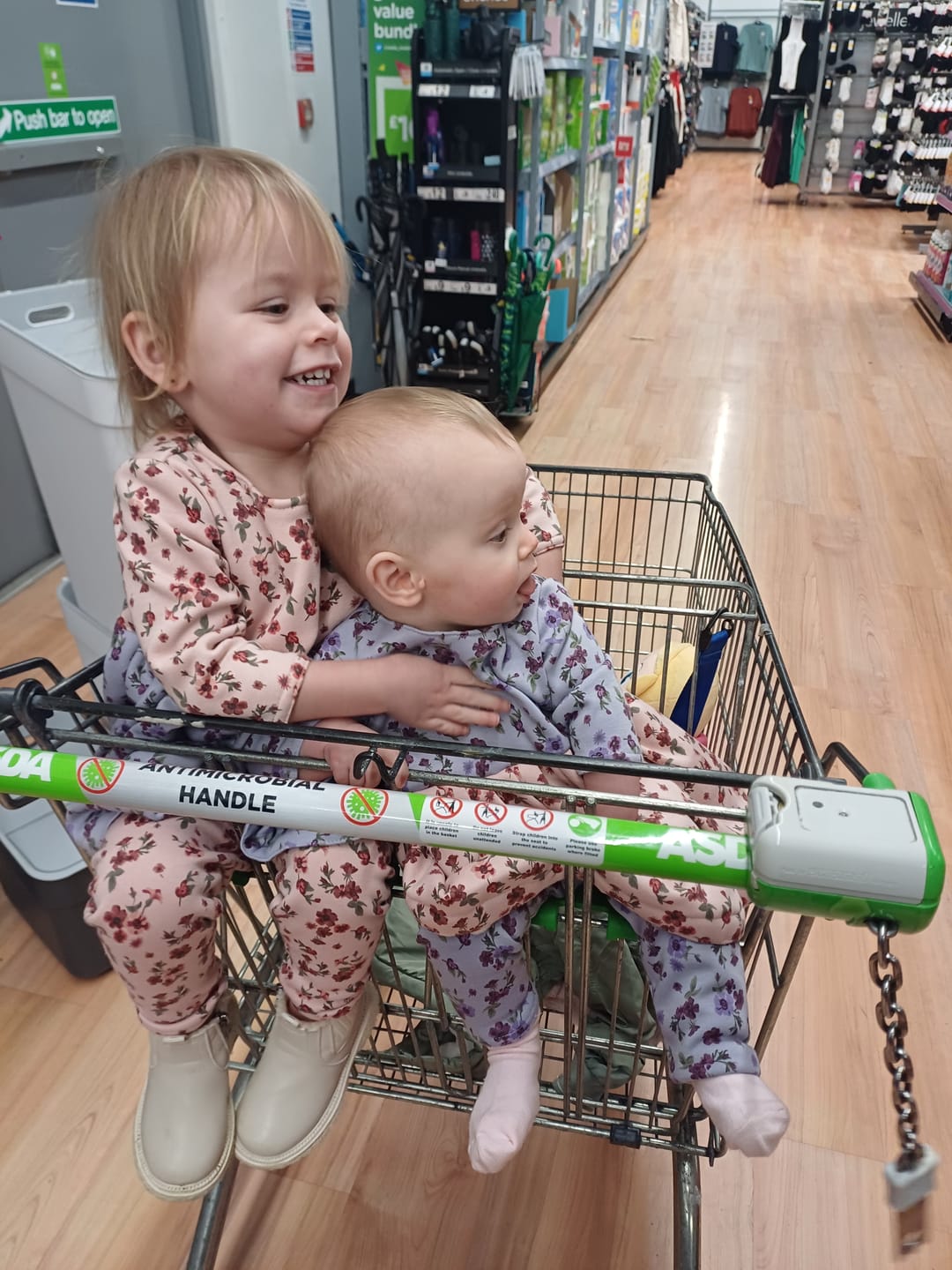 Customer photo review of Simple Floral Sweatshirt Fabric