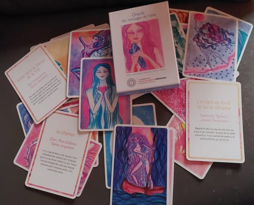 Customer photo review of Mon premier Oracle des messages de l'âme