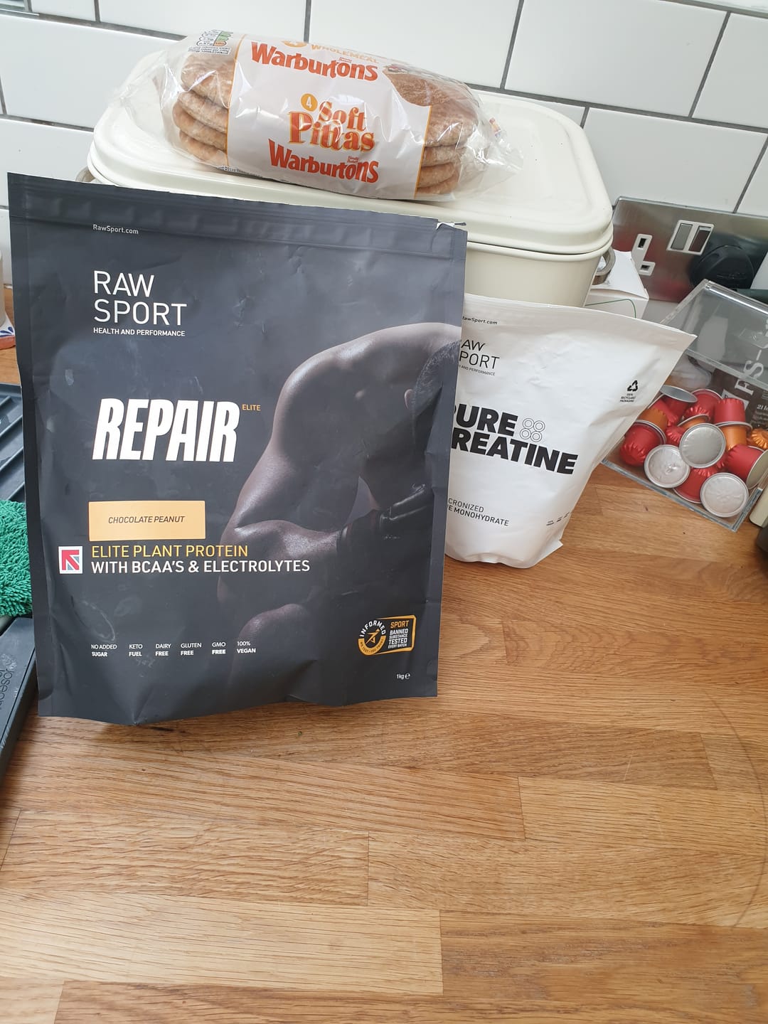 Customer photo review of Elite Repair Protein Powder