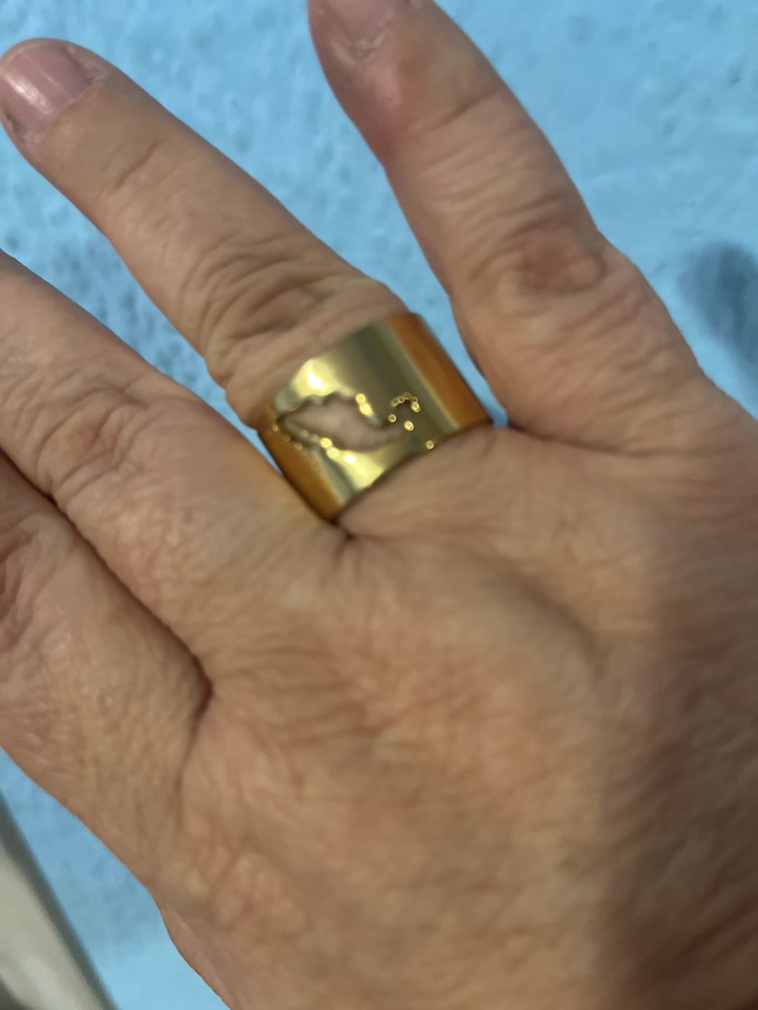 Customer photo review of Anillo México Querido