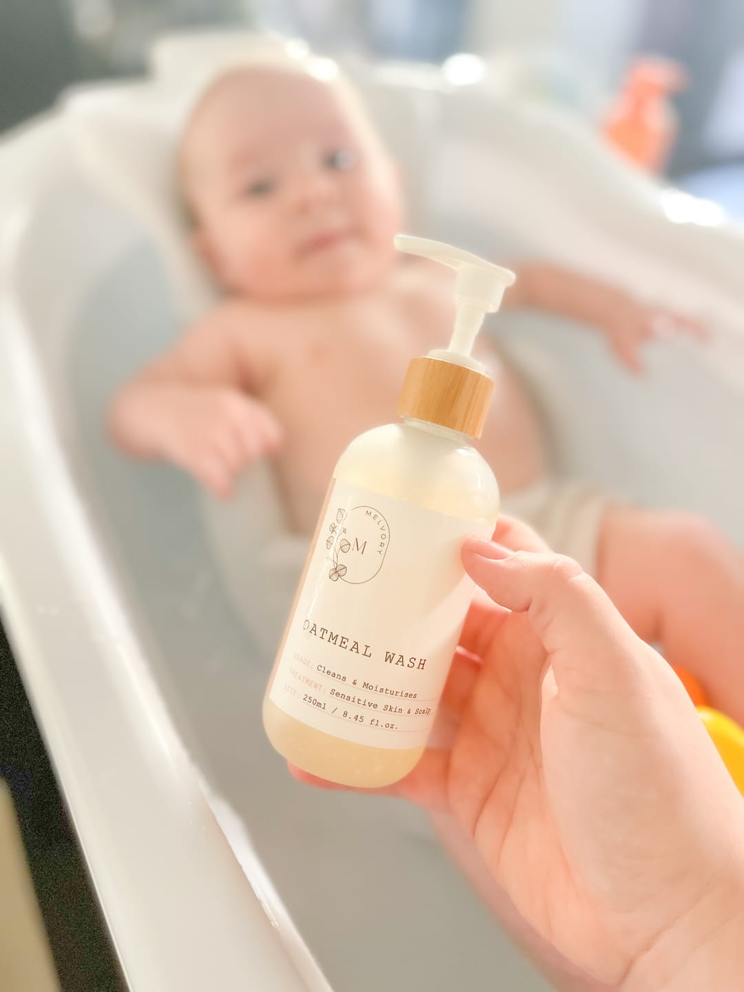 Customer photo review of Oatmeal Moisturising Wash
