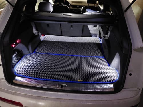 Customer photo review of Mata do bagażnika na wymiar