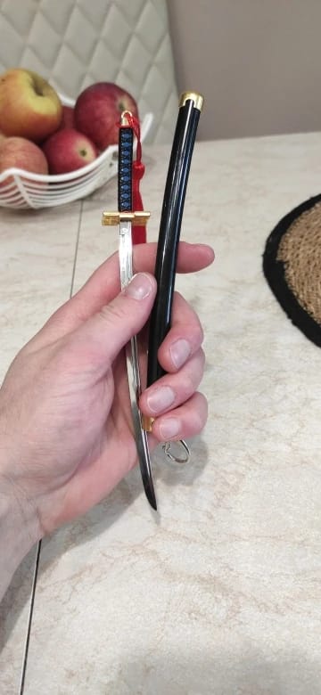 Customer photo review of Muichiro Tokito's Nichirin | Demon Slayer