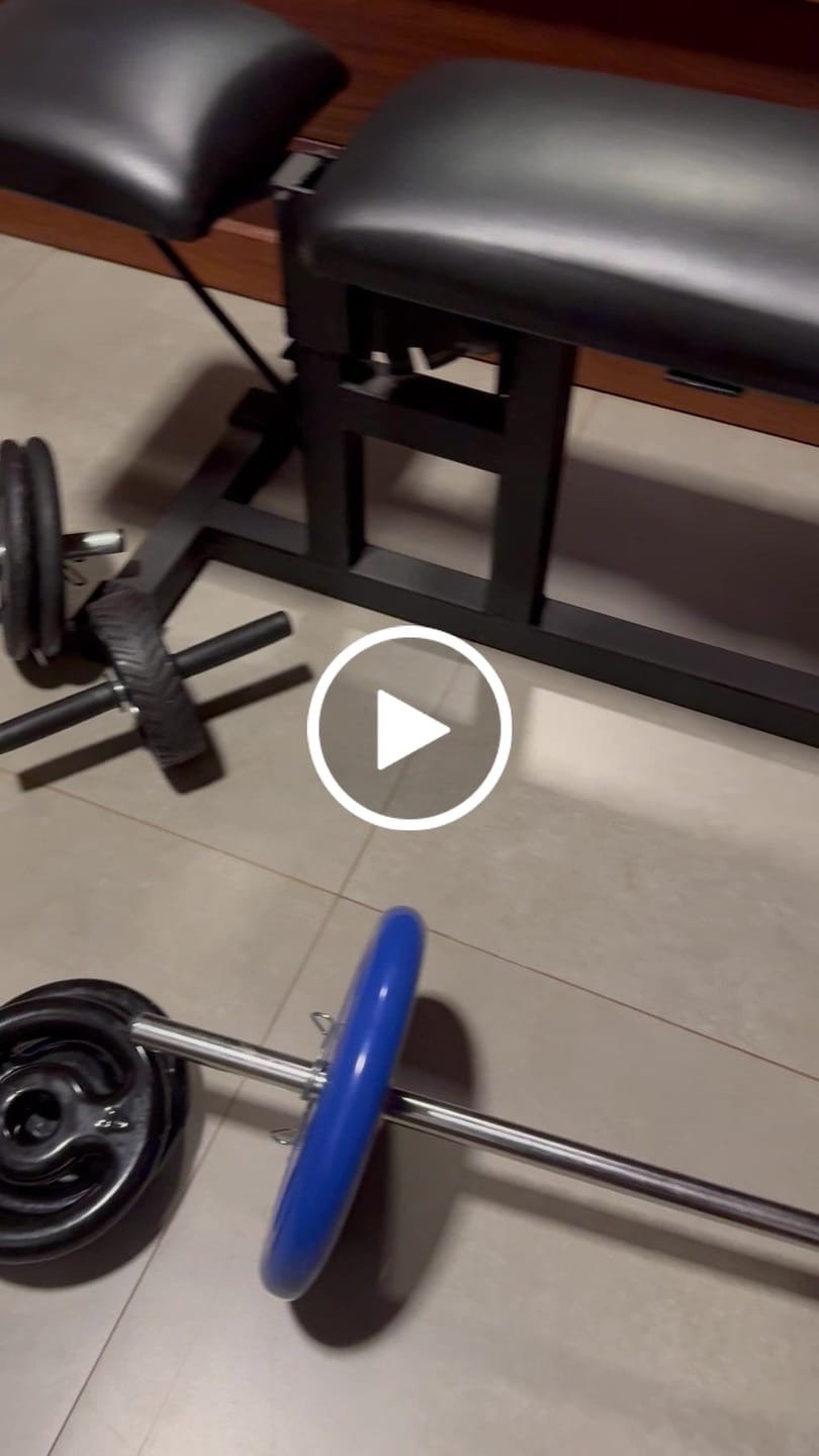Customer video review of Anilha 10kg Emborracha Furo 31mm