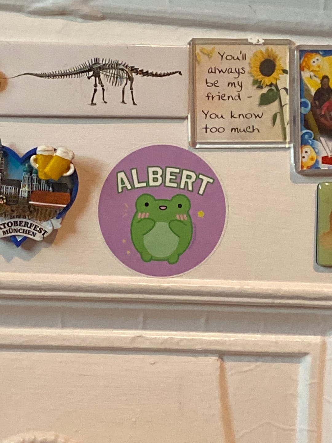 Customer photo review of Classic Albert Vinyl Sticker