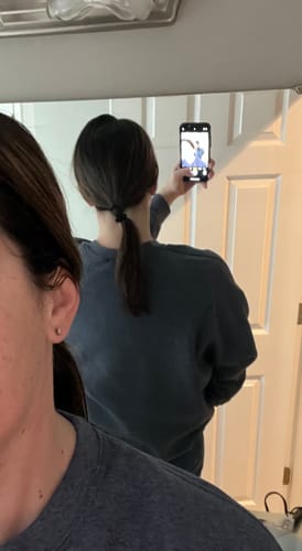 Customer photo review of Remy Clip In Moresoo Human Hair Extensions Soft Hair Balayage Color(#2/6/2)